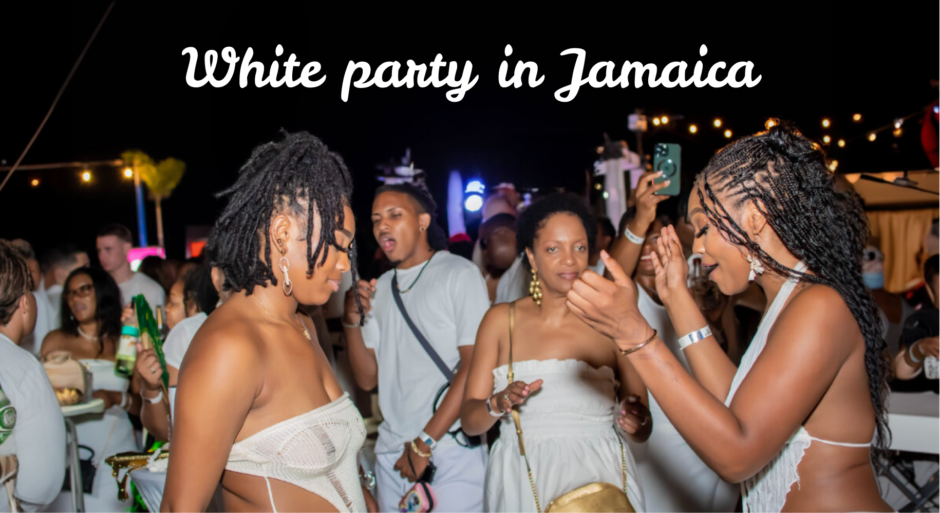 What is a White Party in Jamaica?